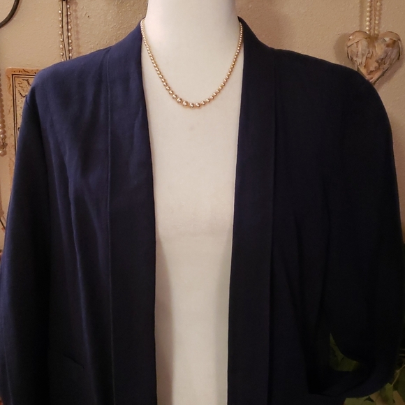 Maurices Blue Blazer Size Large - Picture 2 of 5
